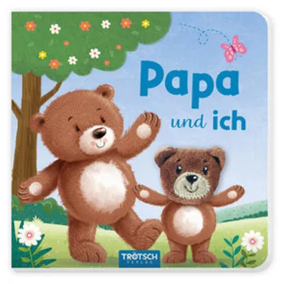 Produktbild von Trötsch Fingerpuppenbuch Papa und ich