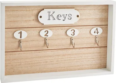 Produktbild von VBS Schlüsselbord 30x20x3.5 cm Organizer für Schlüssel und Accessoires