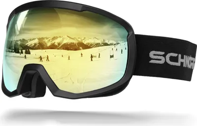 Immagine prodotto di Schnorr occhiali da sci per bambini Kidsi Go | Full REVO Gold specchiati, antiappannamento, UV400
