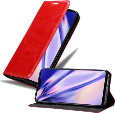 Produktbild von Cadorabo Hülle für LG G8 ThinQ Schutz Hülle in Rot Handyhülle Etui Case Cover Magnetverschluss