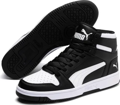 Produktbild von Puma Herren-High-Top-Sneaker Puma Rebound LayUp SL Schwarz-Weiß, Farbe:schwarz, UK Größe:10