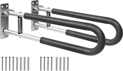 Produktbild von Famanu Faltbarer Toiletten- und Badgriff für Senioren - Set aus 2 (58 cm)