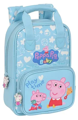 Produktbild von Safta Peppa Pig Baby Rucksack Blau  Blau One Size