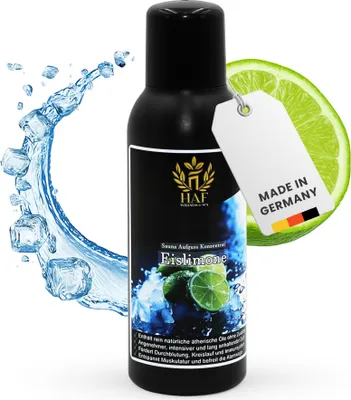 Produktbild von HAF Saunaaufguss Eislimone 100 ml - Sauna Aufgussmittel - Saunaduft mit natürlichen ätherischen Ölen für intensiven & langhaltenden Duft