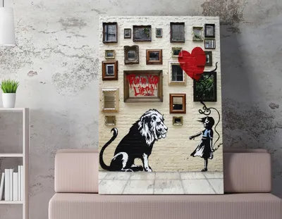 Zdjęcie produktu dla Wallity, WY119- BRS1261, Kolorowy, obraz na płótnie, 70 x 100 cm, 50% bawełna / 50% poliester