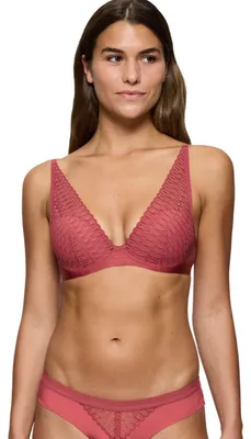 Produktbild von Triumph Aura Spotlight T, Plunge, Rot, Muster, Strawberry Allure, Weiblich, Maximum