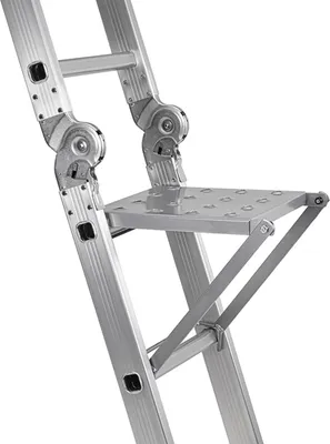 Produktbild von Ablagefläche für Craftfull Mehrzweckleiter CF-104A - Zum Einhängen - Werkzeugablage - Stahl - Einklappbar - Max. 30 kg