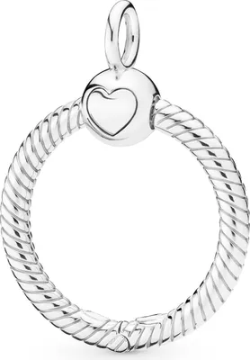 Produktbild von Pandora Moments Small O Pendant Kettenanhänger aus Sterling Silber