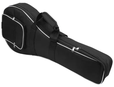 Image de Housse de mandoline étanche - Tissu Oxford - Résistant à l'abrasion - Sangle d'épaule réglable - Grand compartiment latéral - Design durable - Housse d'instrument