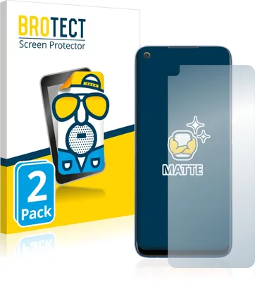Produktbild von 2x BROTECT Schutzfolie für realme 7 5G Displayschutz Displayschutzfolie Folie Matt Entspiegelungsfolie
