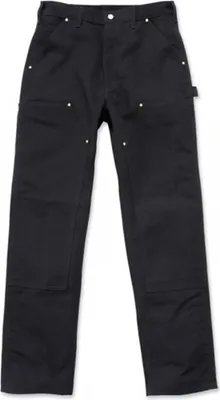 Produktbild von Carhartt Firm Duck Double-Front Work Dungaree Hose Grösse: 31, Farben: Schwarz, Länge: L34