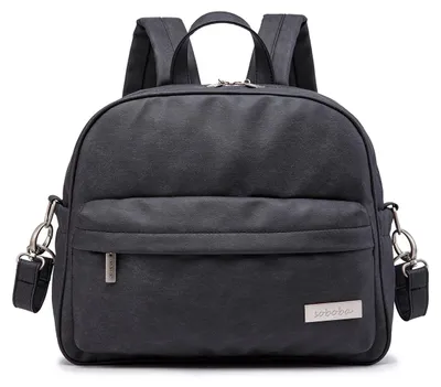 Produktbild von Wickeltasche Rucksack wasserdicht mit Wickelunterlage - Schwarz