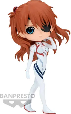 Zdjęcie produktu dla Evangelion 3.0 Asuka Shikinami Langley Plugsuit Style Ver. A Q figurka na policzki 14 cm