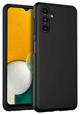 Produktbild von Für Samsung Galaxy A14 5G/4G Silikon Schutz Schwarz Handy Tasche Etuis Hülle TPU