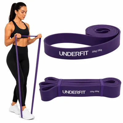 Produktbild von UNDERFIT Power Band Widerstandsband Lila 16-39 kg