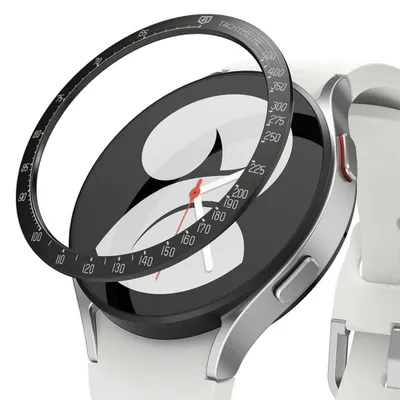 Image de Ringke Styling Case Frame Envelope Ring Samsung Galaxy Watch 5 44mm / 4 44mm Noir (acier inoxydable) (GW4-44-03)