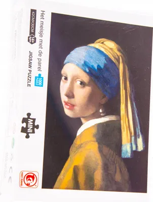 Zdjęcie produktu dla PUZZLE MINI 1000el. Dziewczyna z perłą VERMEER