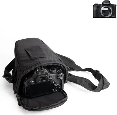 Produktbild von K-S-Trade Kameratasche Fototasche Schultertasche Umhängetasche kompatibel mit Canon EOS M50 Colt  für Systemkameras Schutzhülle bag Zubehörtasche