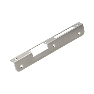 Obrázek produktu pro Úhlová úderová deska 32,5x227,5x2 mm pro pokojové dveře Vchodové dveře Úderová deska, pravá