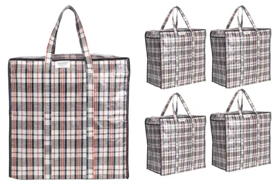 Produktbild von Opbergtas 75L 5-pack 20kg schwarz/weiß wasserabweisend