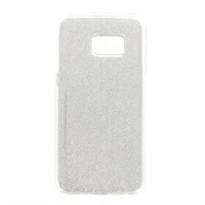 Produktbild von TPU Handyhülle für Samsung Galaxy S7 Silber Glitter Schutz