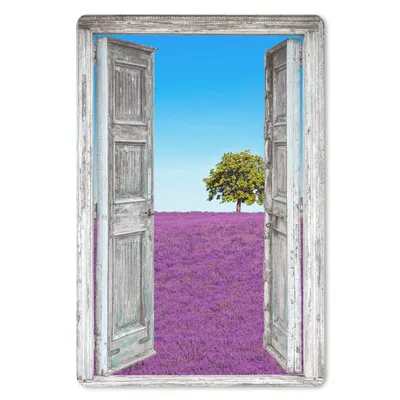 Produktbild von MuchoWow® Mauspad Mousepad Blumen - Lavendel - Ansicht 18x27 cm - Mousepads - Maus Mat - Pad - Mausunterlage