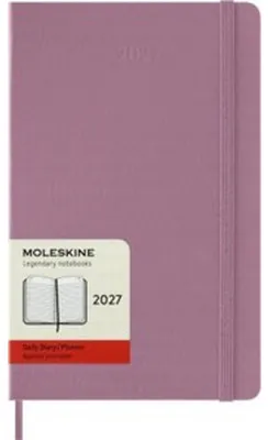 Productafbeelding van Moleskine dagagenda voor 12 maanden, 2027, formaat Large/A5, 1 dag = 1 pagina, harde kaft, koningsblauw
