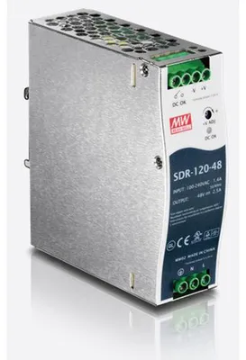 Image de Black Box SDR-120-48 - 120 W - 85 - 264 V - 47 - 63 Hz - 1,4 A - 50 ms - 90,5 %