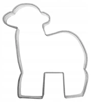 Obrázek produktu pro EkoForemki Baranek, vykrajovátko na sušenky, kov, 6,4 cm