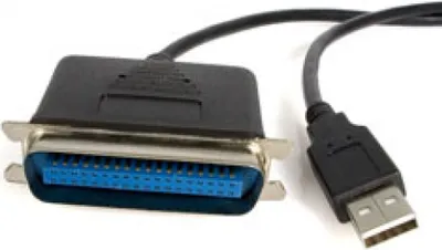 Produktbild von StarTech.com 3m USB auf Parallel Adapter Kabel - Centronics / IEEE1284 Druckerkabel - 1 x Centronics Stecker Parallel - 1 x Typ A Stecker USB - Schwarz