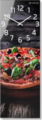 Obrázek produktu pro Obdélníkové nástěnné hodiny PIZZA ITALIANA