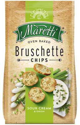 Produktbild von Maretti Bruschette Chips Sour Cream & Onion 150g