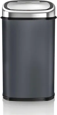 Produktbild von Hygienischer Touchless-Mülltonne mit Sensorteil für den Einsatz im Badezimmer - 58 Liter Anthrazit