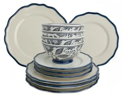 Produktbild von Laura Ashley Geschirr-Set Hedingham Blue (12-teilig)