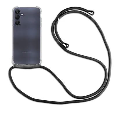 Produktbild von Handykette für Samsung Galaxy A25 Handyhülle mit Band Case Hülle mit Kordel Hand Schwarz