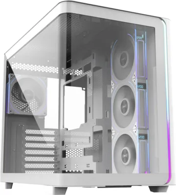 Obrázok produktu pre FSP M580-WP, Midi Tower, PC, Biela, ATX, micro ATX, Mini-ITX, Sklo, SPCC, 16 cm
