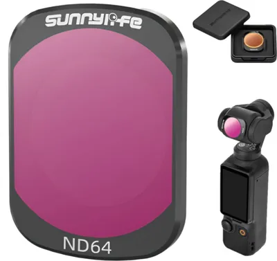 Produktbild von Graufilter ND64 für DJI OSMO POCKET 3 Magnetic + Case