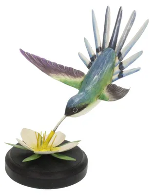 Immagine prodotto di Meander Kolibri, vaso decorativo con motivo floreale, dimensioni 15x10x17 cm