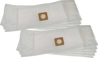Produktbild von vhbw 10x Staubbeutel kompatibel mit Bosch AdvancedVac 20 Staubsauger - 31,1cm x 23cm Weiß
