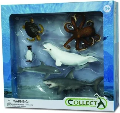 Immagine prodotto di Set di 6 figure di vita acquatica Collecta