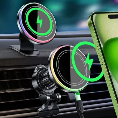 Produktbild von MANKIW für MagSafe Autohalterung, 15W Autoladegerät für iPhone 17-12