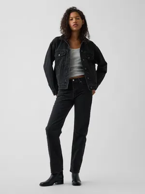 Produktbild von GAP Jeans mit mittelhohem Bund, geradem Schnitt und schmal zulaufendem Bein 26REG