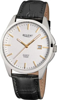 Zdjęcie produktu dla Regent czarny F-915 męski analogowy zegarek kwarcowy URF915