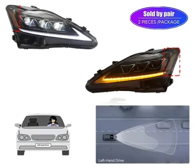 Produktbild von Scheinwerfergehäuse, LED-Linse, Plug and Play, Bernsteinreflektor LHD, Bernsteinreflektor LHD