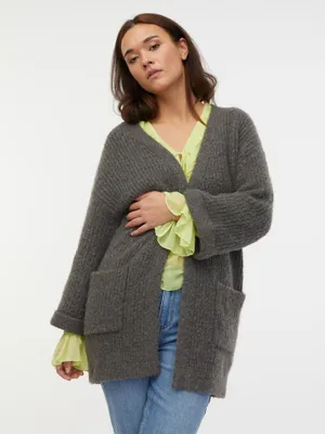 Produktbild von Orsay Dunkelgrauer Oversize-Cardigan für Damen 1000297635000__L
