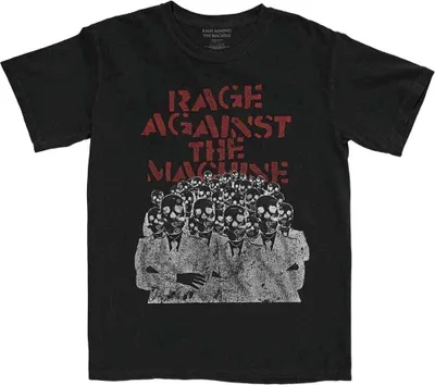 Produktbild von Rage Against The Machine Crowd Masks Black XL T-Shirt
