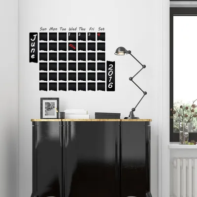 Wochenplaner in Tafelfolien-Optik – Decords Wandtattoo, Produktansicht 1
