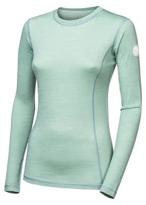 Zdjęcie produktu dla Koszulka Sensor Merino Air – damska długa kolor bazylkowo-zielony wielkość XL 25200006-03