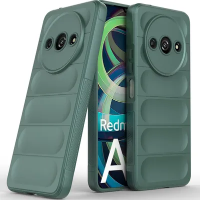 Produktbild von Handyhülle für Xiaomi Redmi A3 Weich TPU Silikon Stossfest Anti-rutsch Hülle Grün