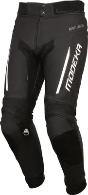Produktbild von Modeka Valyant Motorrad Lederhose, schwarz/weiß, 28